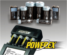 Cargadores y pilas Powerex